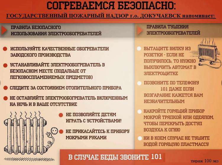 Согреваемся безопасно.