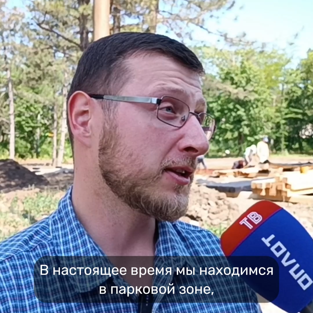 Якутия готовит площадку под фудкорт в городском парке Докучаевска.