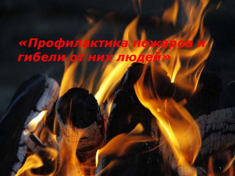 О предупреждении пожаров и гибели на них людей. О предупреждении пожаров и гибели на них людей.